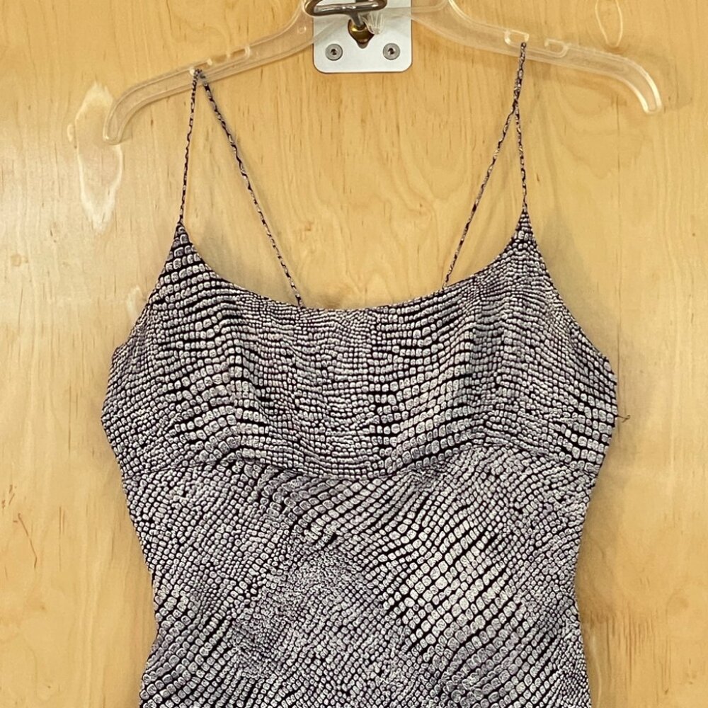 Angie Snakeskin Cocktail Dress